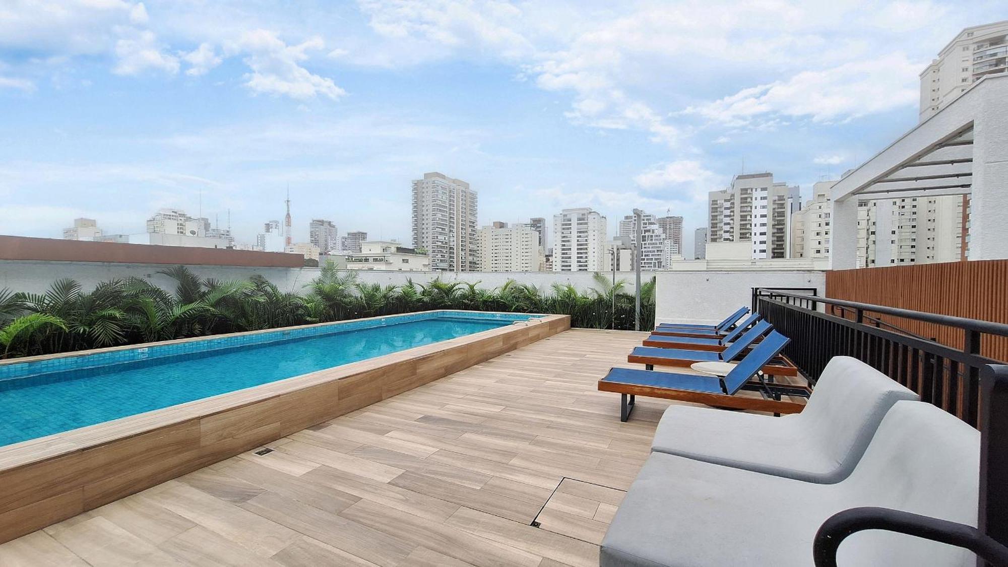 شقة Calixt Pinheiros ساو باولو المظهر الخارجي الصورة